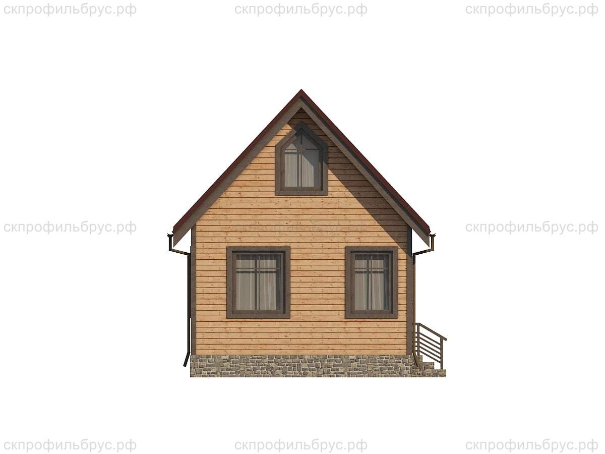 Дом «Дачник» каркасный